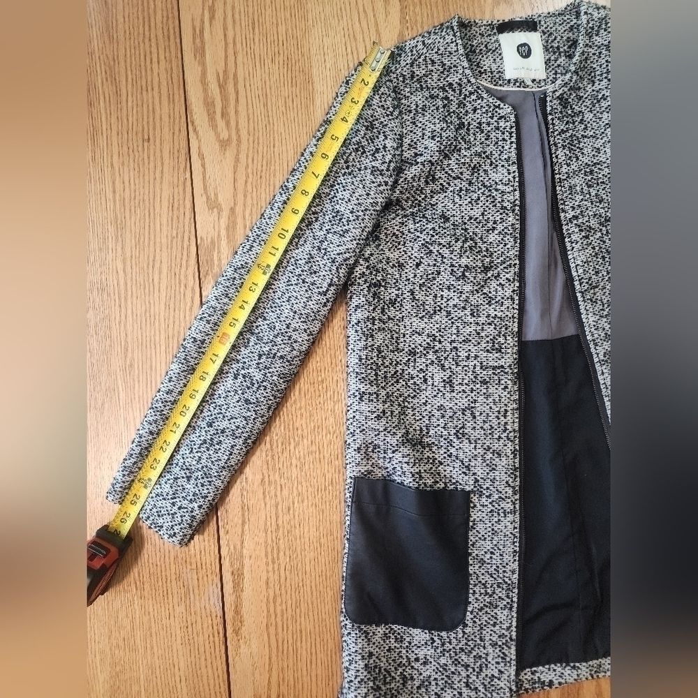 PEP Femme Jacket/Coat Long Length Womens Size Medium Soft Lining French - Picture 7 of 12
